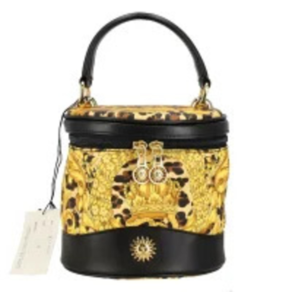 GIANNIVERSACE Vanity Bag Leopard Gold AB